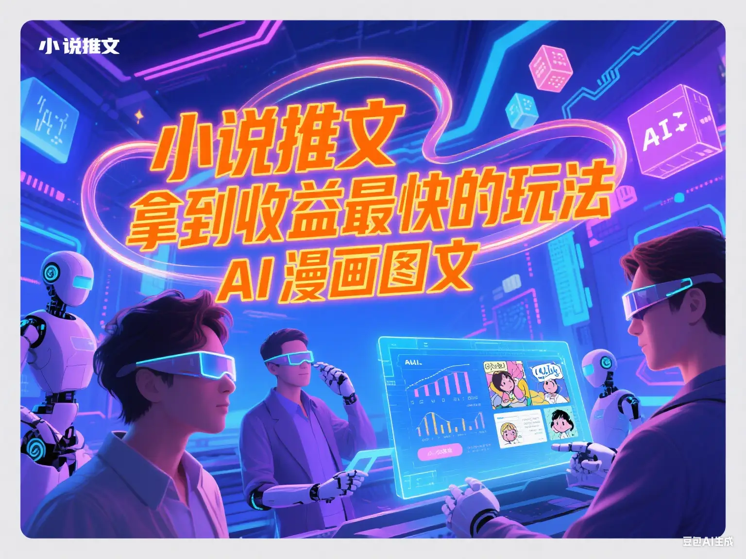 小说推文 拿到收益最快的玩法 AI漫画图文-创业猫 小说推文 拿到收益最快的玩法 AI漫画图文-创业猫