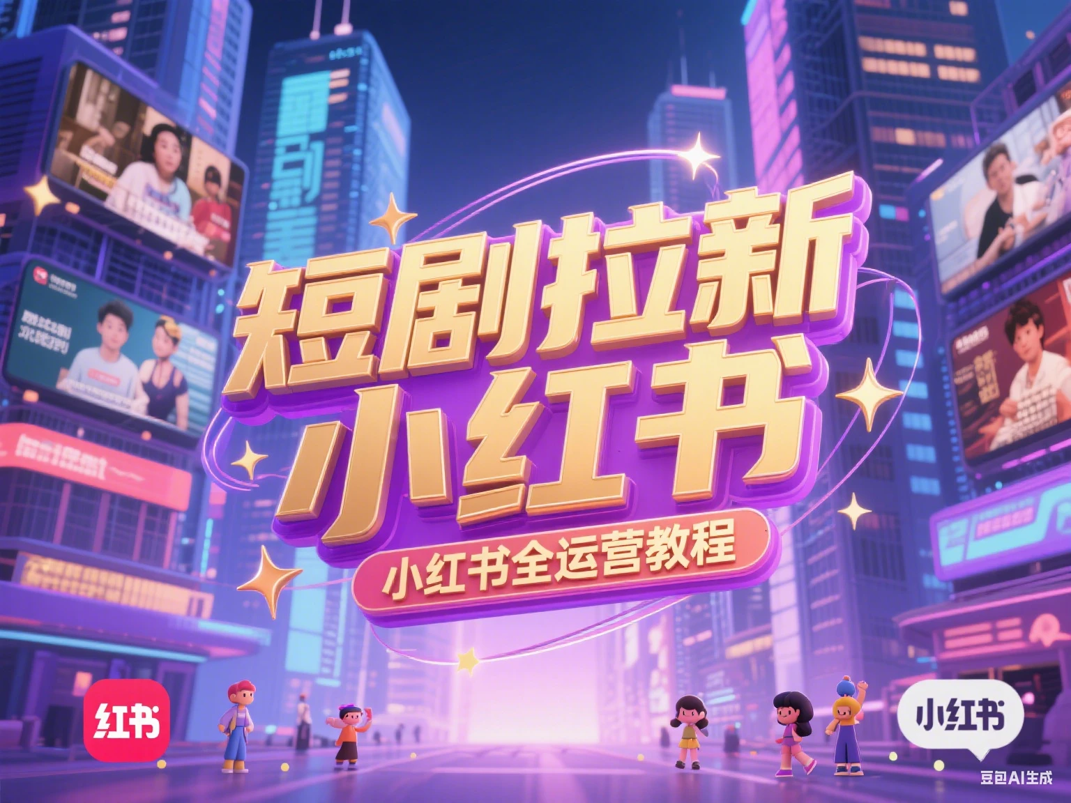 【精】短剧拉新 小红书全运营教程-创业猫 【精】短剧拉新 小红书全运营教程-创业猫