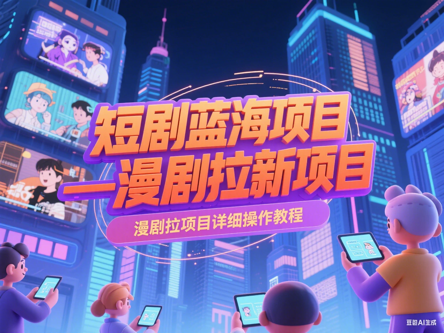 【精】短剧蓝海项目—漫剧拉新项目详细操作教程-创业猫 【精】短剧蓝海项目—漫剧拉新项目详细操作教程-创业猫