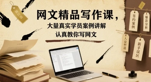 【精】网文精品写作课,大量真实学员案例讲解,认真教你写网文-创业猫 【精】网文精品写作课,大量真实学员案例讲解,认真教你写网文-创业猫