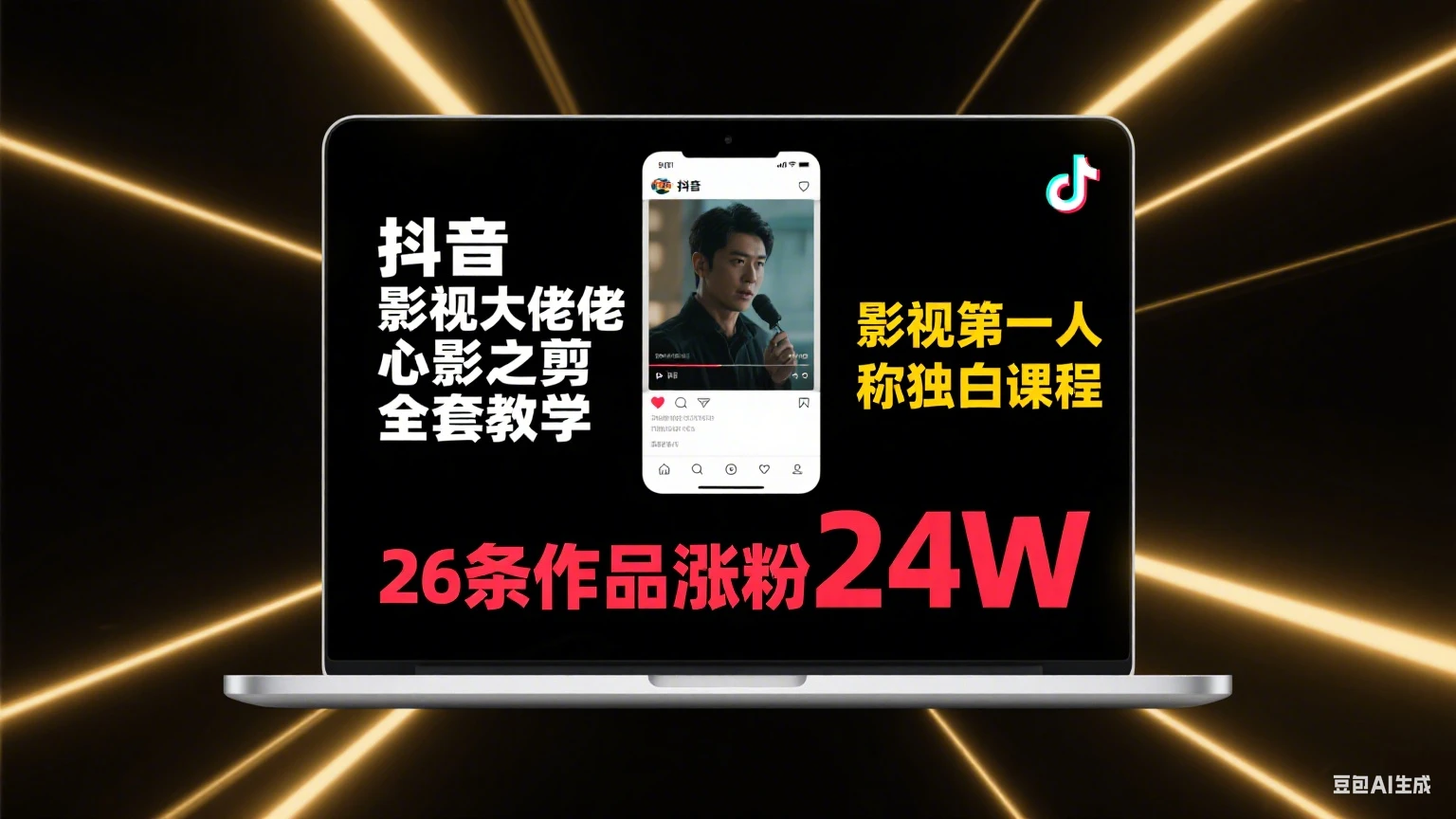 【精】抖音影视大佬心影之剪全套教学,影视第一人称独白课程,26条作品涨粉24W-创业猫 【精】抖音影视大佬心影之剪全套教学,影视第一人称独白课程,26条作品涨粉24W-创业猫