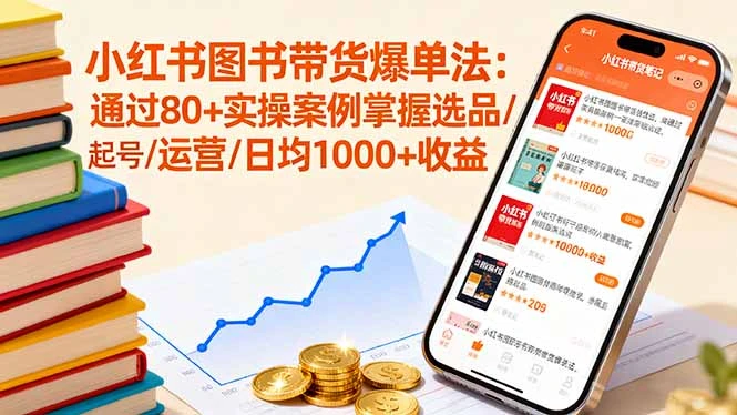 【精】小红书图书带货爆单法:通过80+实操案例掌握选品/起号/运营/日均1000+收益-创业猫 【精】小红书图书带货爆单法:通过80+实操案例掌握选品/起号/运营/日均1000+收益-创业猫