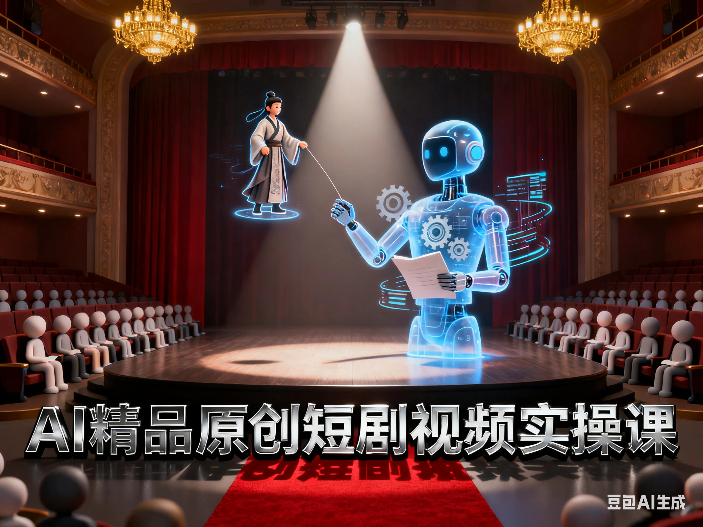 利用AI做精品原创短剧视频实操课-七量思维