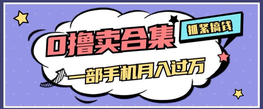 0撸项目月入过万，售卖全套ai工具合集，一单29.9元，一部手机即可【揭秘】-七量思维