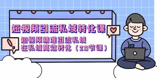 短视频引流私域转化课，短视频精准引流私域，在私域高效转化（20节课）-七量思维