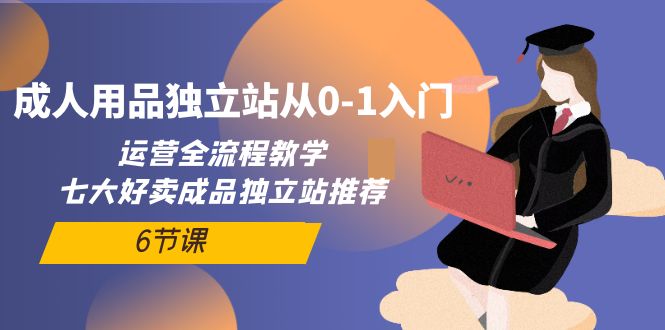 （10082期）成人用品独立站从0-1入门，运营全流程教学，七大好卖成品独立站推荐-6节课-七量思维