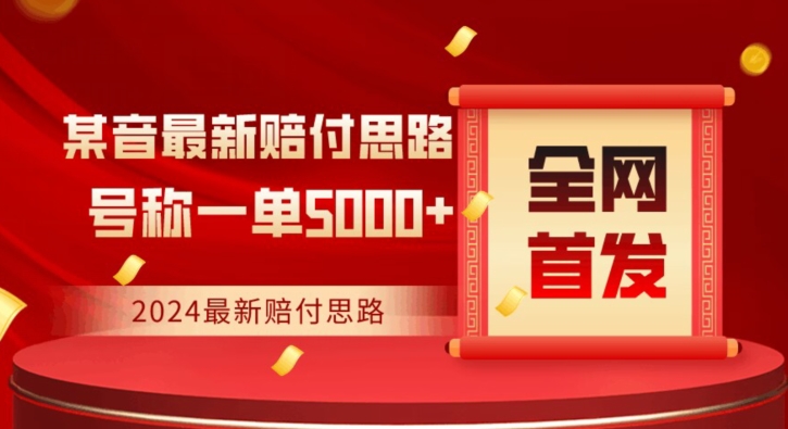 全网首发，2024最新抖音赔付项目，号称一单5000+保姆级拆解【仅揭秘】-七量思维