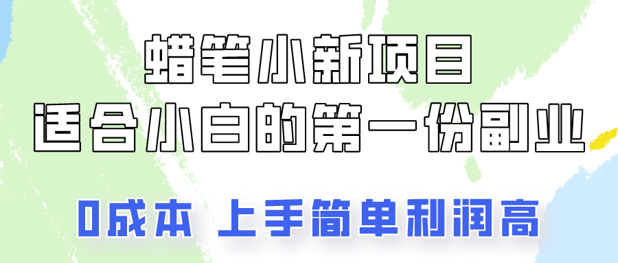 蜡笔小新项目拆解，0投入，0成本，小白一个月也能多赚3000+-七量思维