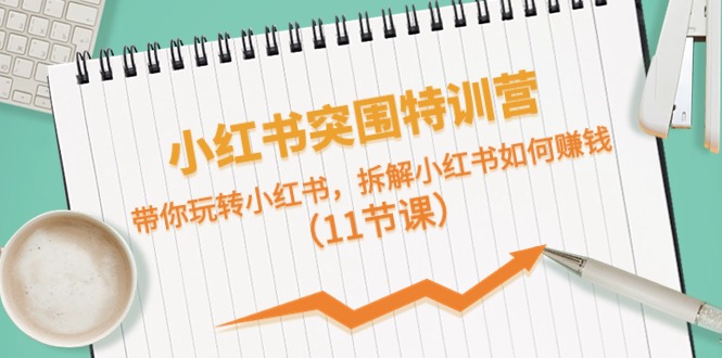 小红书突围特训营，拆解小红书如何赚钱，带你玩转小红书（11节课）-七量思维