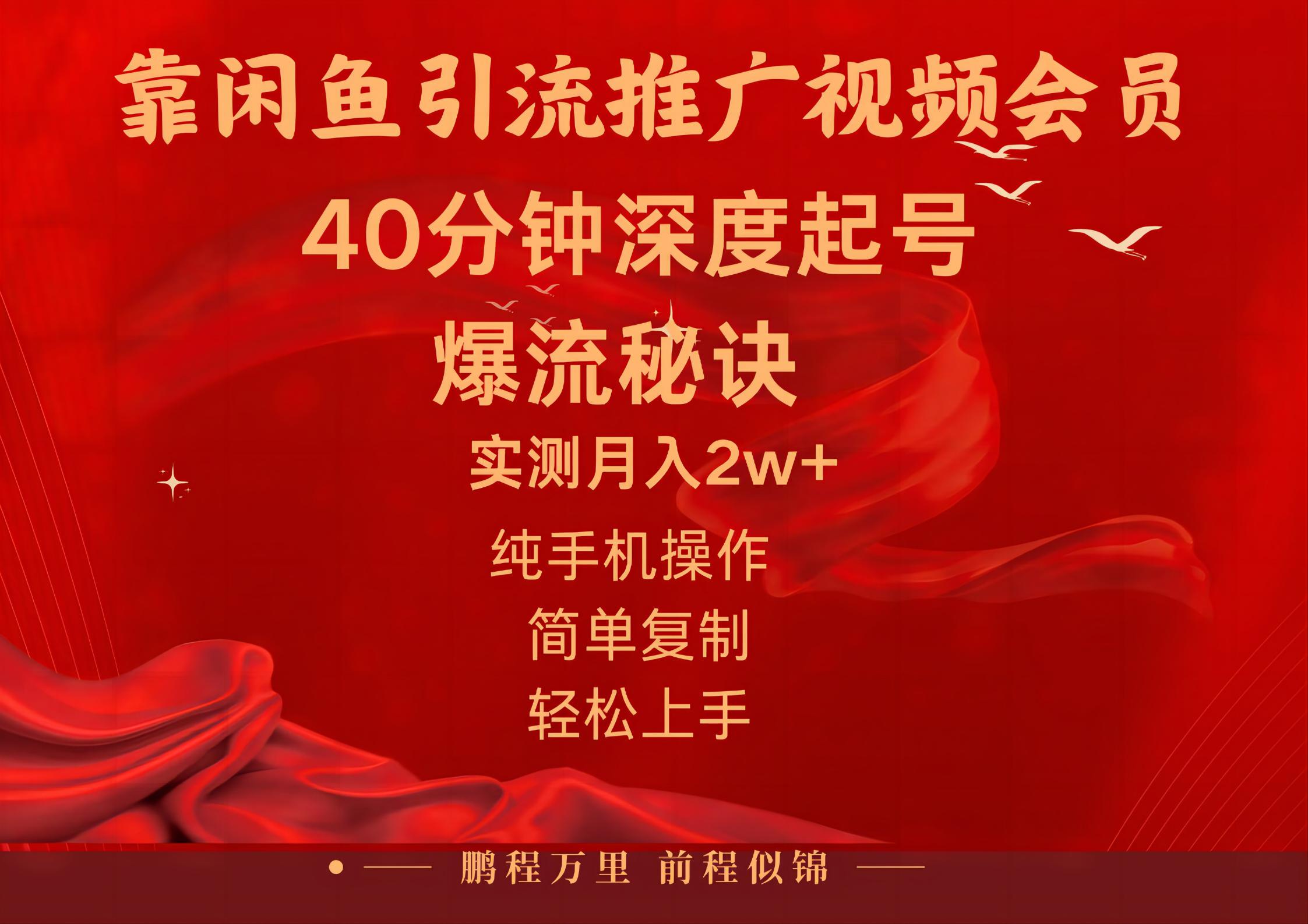 （10896期）闲鱼暴力引流推广视频会员，能做到日入2W+，操作简单-七量思维