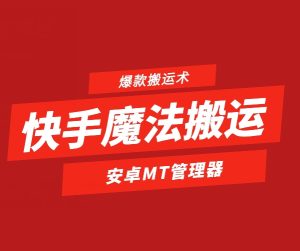 快手魔法搬运，1:1爆款搬运术，仅限安卓手机-七量思维