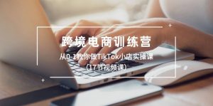 (10946期)跨境电商训练营:从0-1教你做TikTok小店实操课(17节视频课)-七量思维
