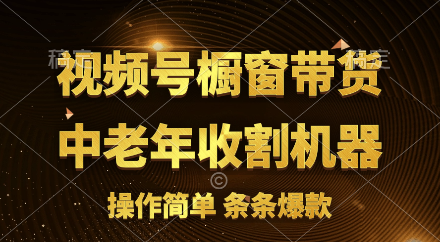 （11009期）视频号最火爆赛道，橱窗带货，流量分成计划，条…-七量思维