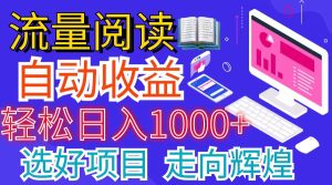 (11344期)全网最新首码挂机项目 并附有管道收益 轻松日入1000+无上限-七量思维
