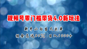 （11358期）微信视频号零门槛带货4.0新玩法，新手小白当天见收益，日入1000+-七量思维