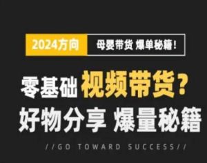 短视频母婴赛道实操流量训练营,零基础视频带货,好物分享,爆量秘籍-七量思维