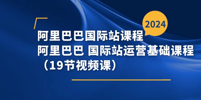 （11415期）阿里巴巴-国际站课程，阿里巴巴 国际站运营基础课程（19节视频课）-七量思维