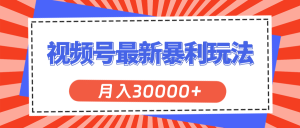 (11588期)视频号最新暴利玩法,轻松月入30000+-七量思维