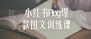 小红书Plog爆款图文训练课-七量思维