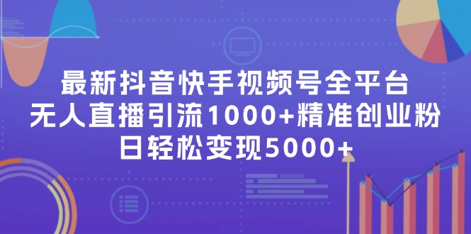 （11970期）最新抖音快手视频号全平台无人直播引流1000+精准创业粉，日轻松变现5000+-七量思维