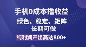 (11976期)纯利润高达800+,手机0成本撸羊毛,项目纯绿色,可稳定长期操作!-七量思维