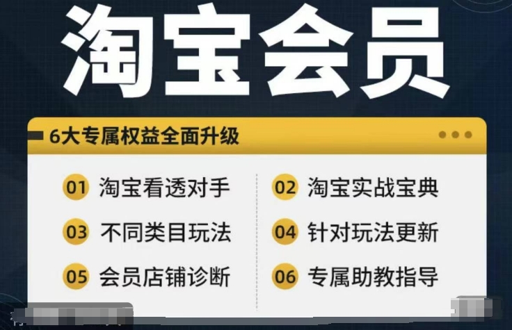 淘宝会员【淘宝所有课程，全面分析对手】，初级到高手全系实战宝典-七量思维