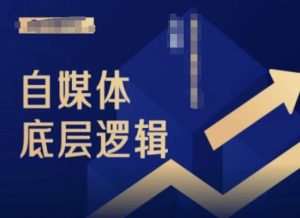 2024自媒体底层逻辑录播课,自媒体小白必看-七量思维