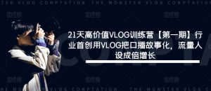 21天高价值VLOG训练营【第一期】行业首创用VLOG把口播故事化,流量人设成倍增长-七量思维