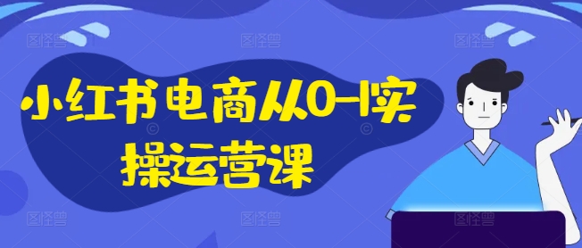 小红书电商从0-1实操运营课，小红书手机实操小红书/IP和私域课/小红书电商电脑实操板块等-七量思维