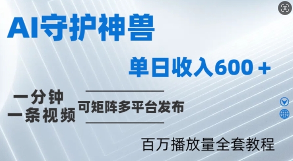 制作各省守护神，100多W播放量的视频只需要1分钟就能完成-七量思维