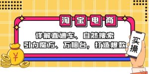 (12814期)2024淘宝电商课程:详解直通车、自然搜索、引力魔方、万相台,打造爆款-七量思维