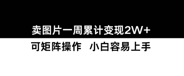 小红书【卖图片】一周累计变现2W+小白易上手-七量思维