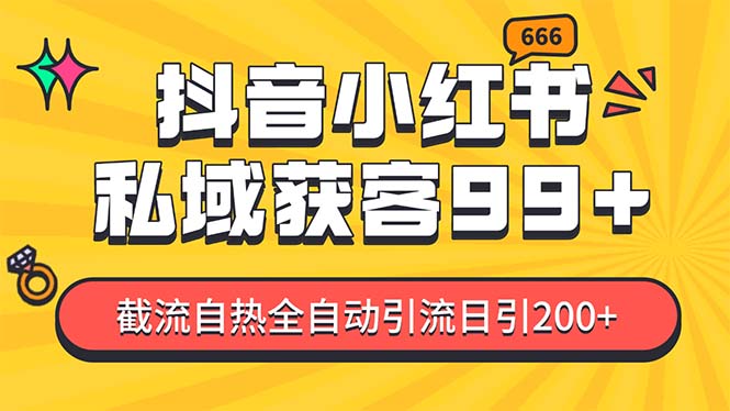 （13421期）某音，小红书，野路子引流玩法截流自热一体化日引200+精准粉 单日变现3…-七量思维