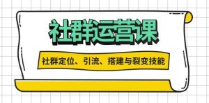 社群运营打卡计划:解锁社群定位、引流、搭建与裂变技能-七量思维