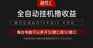 全自动观影看广告撸收益项目(日收益300+)-七量思维