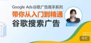 Google Ads谷歌广告高手 – 搜索广告，带你从入门到精通谷歌搜索广告-七量思维