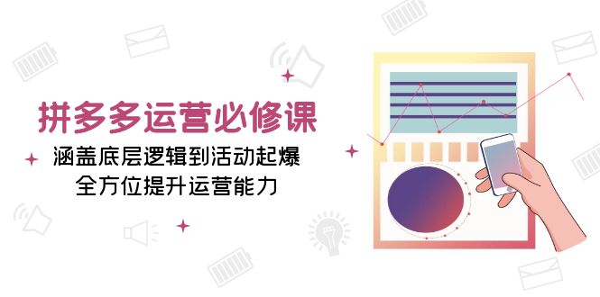 （13647期）拼多多运营必修课：涵盖底层逻辑到活动起爆，全方位提升运营能力-七量思维