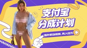 利用海外靶场射击视频,挣支付宝分成收益,轻松月入过W-七量思维