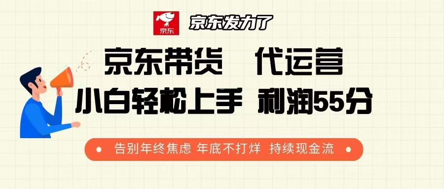 （13833期）京东带货 代运营 利润55分 告别年终焦虑 年底不打烊 持续现金流-七量思维