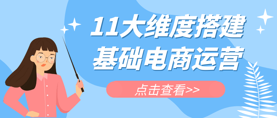 11大维度搭建基础电商运营-七量思维