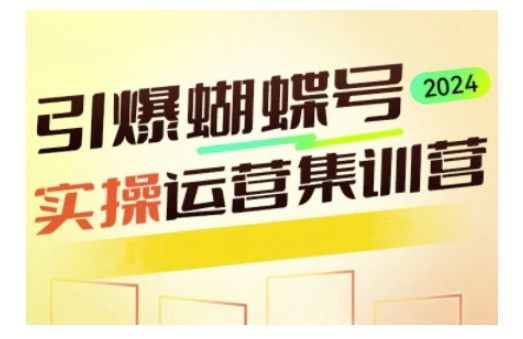 引爆蝴蝶号实操运营，助力你深度掌握蝴蝶号运营，实现高效实操，开启流量变现之路-七量思维