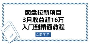 （13994期）网盘拉新项目：3月收益超16万，入门到精通教程-七量思维