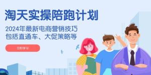 （14008期）淘天实操陪跑计划，2024年最新电商营销技巧，包括直通车、大促策略等-七量思维