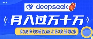 （14140期）用DeepSeek席卷各大平台，快速上手实现多领域，让你收入猛增-七量思维