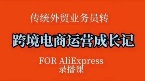 跨境电商速卖通运营课，​运营方法论+后台实操，逻辑清晰-七量思维
