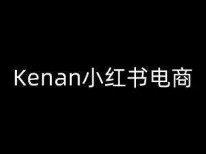 Kenan小红书电商-kenan小红书教程-七量思维