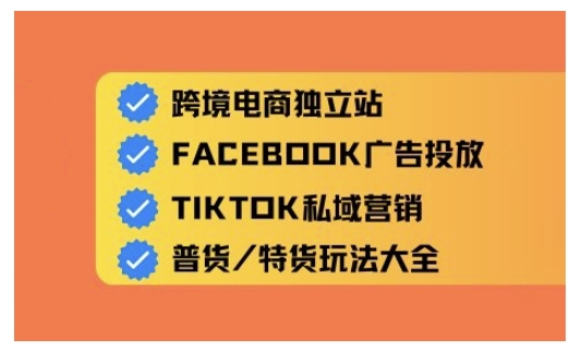 跨境电商独立站及全域流量营销，从0基础快速入门并精通跨境电商运营-七量思维