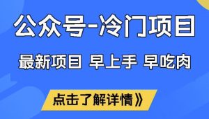 公众号冷门赛道,早上手早吃肉,单月轻松稳定变现1W【揭秘】-七量思维