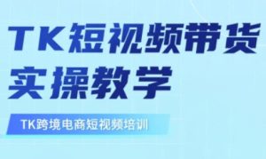 东南亚TikTok短视频带货,TK短视频带货实操教学-七量思维
