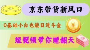 最新京东短视频带货代运营秘籍，轻松躺挣【揭秘】-七量思维